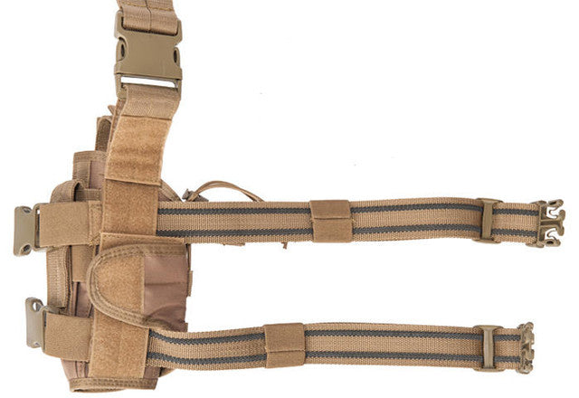 Lancer Tactical 322KN Tornado Drop Leg Holster, Coyote Brown