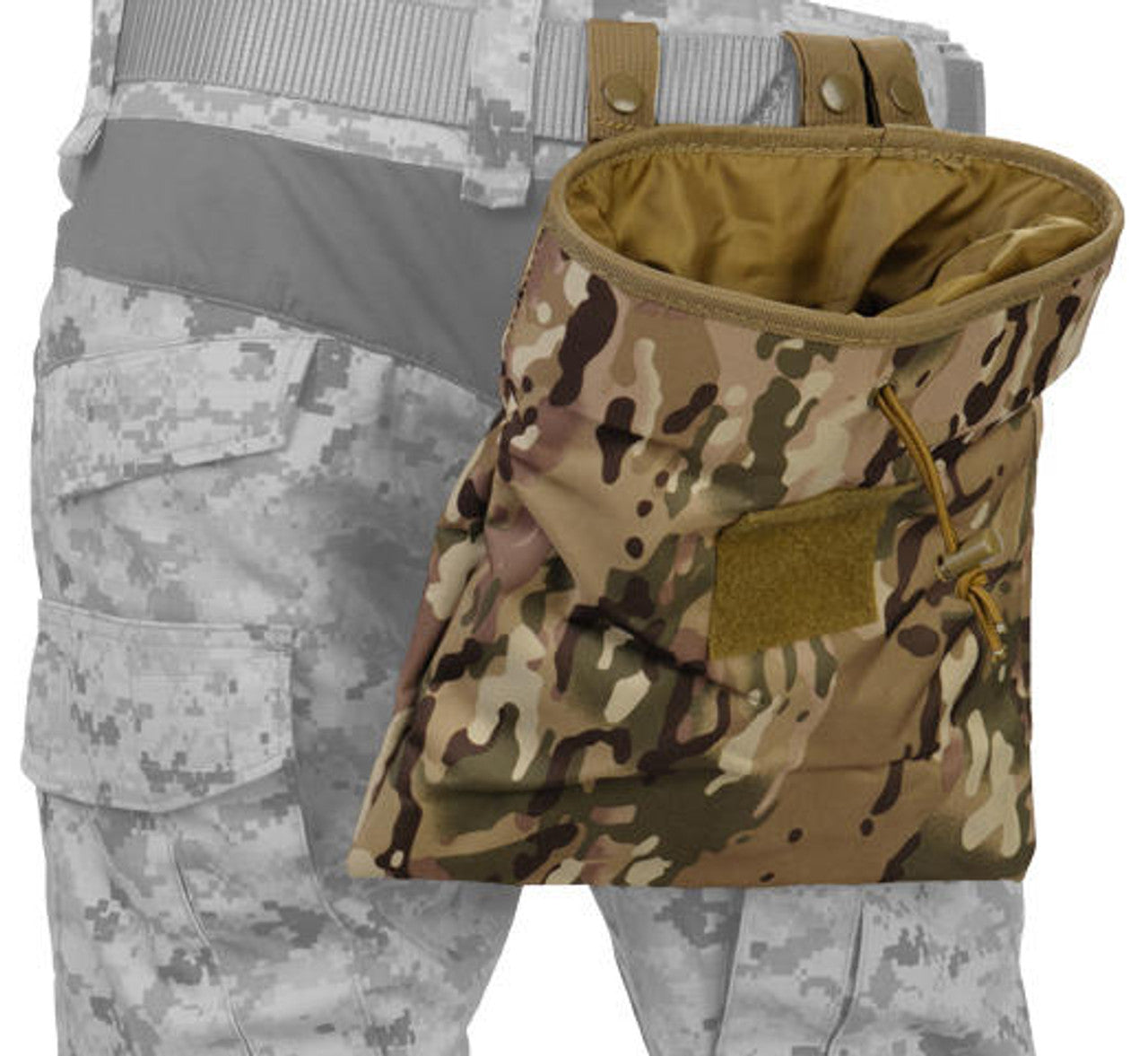 Lancer Tactical 341CN Nylon Large Foldable Dump Pouch, Camo