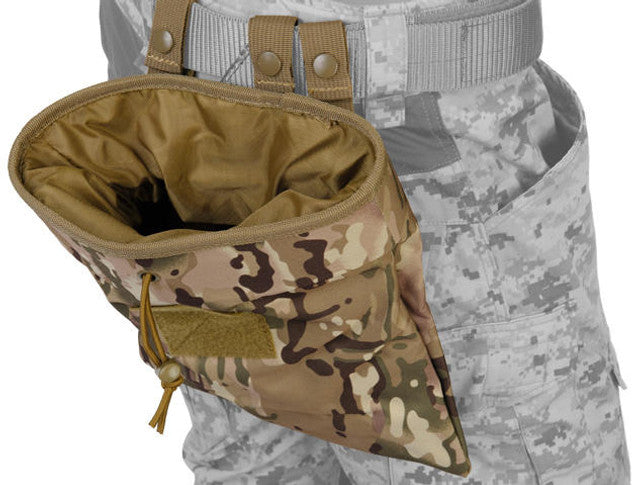 Lancer Tactical 341CN Nylon Large Foldable Dump Pouch, Camo