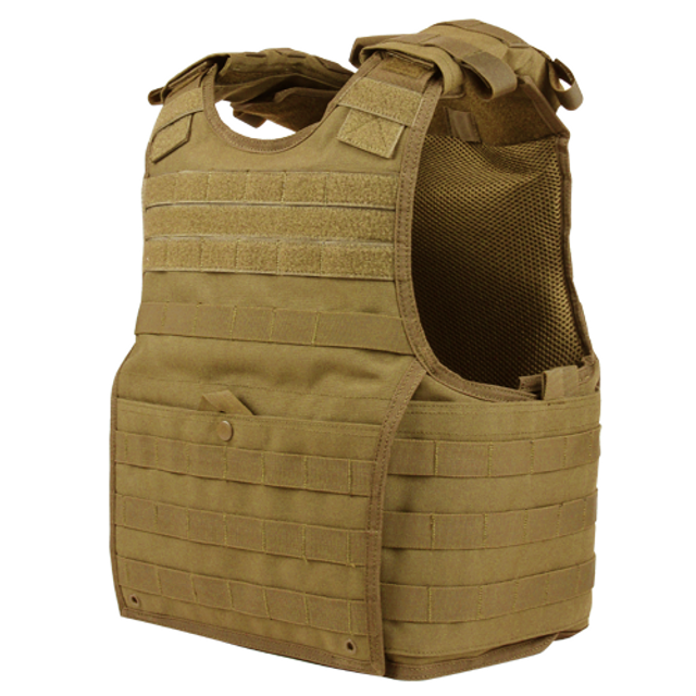 Condor MOLLE Exo Plate Carrier - Coyote Brown