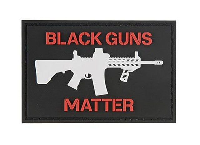 G-Force Black Guns Matter PVC Morale Patch