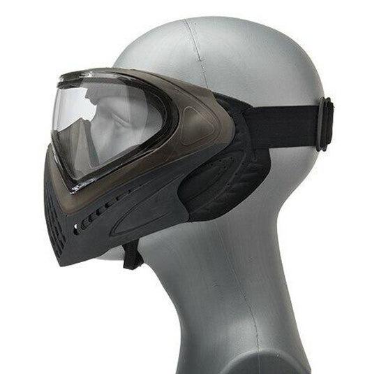 G-Force Modern Full Face Mask, Gray / Brown