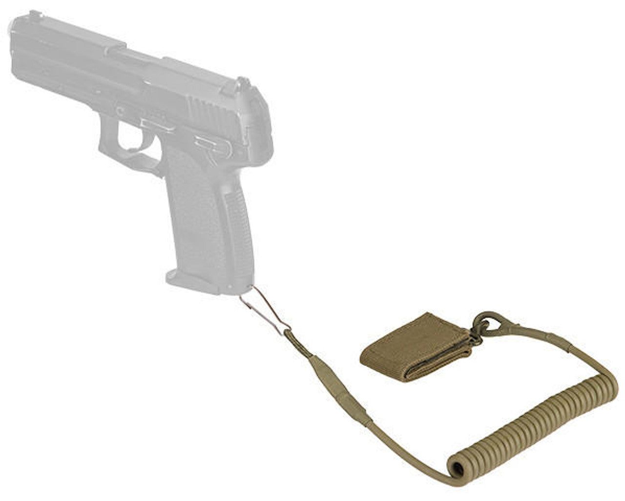 G-Force Nylon Multifunctional Pistol Lanyard Sling, Tan