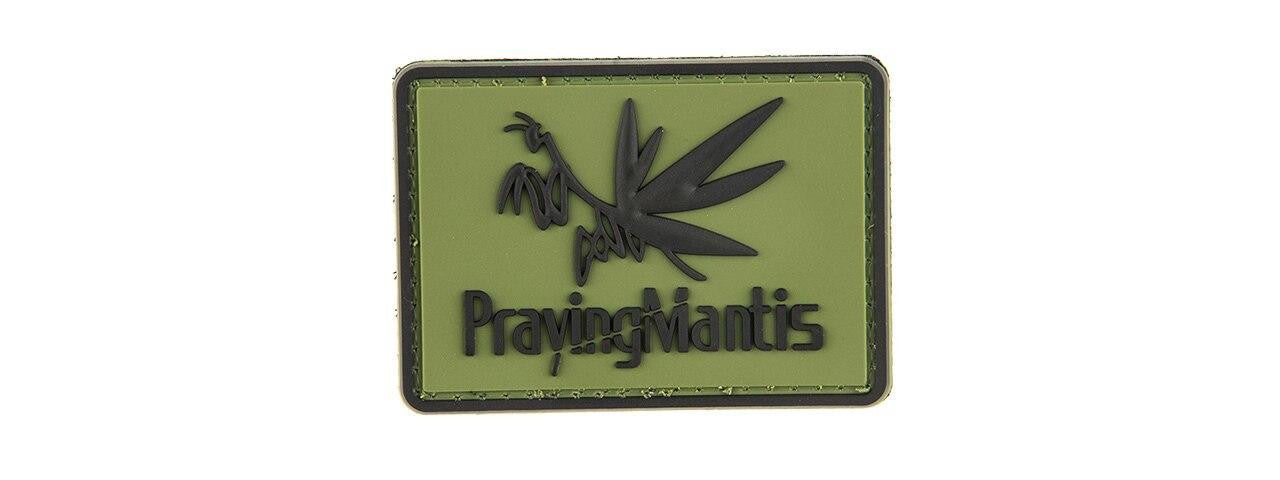 G-Force Praying Mantis Morale Patch PVC Morale Patch, OD Green