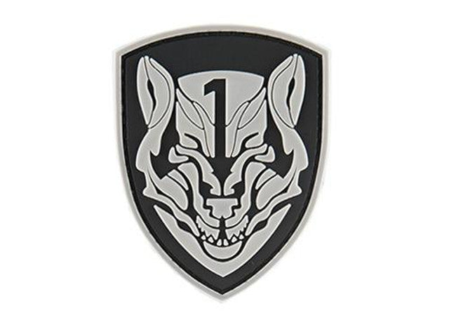 G-Force Shield Wolf Morale Patch, White