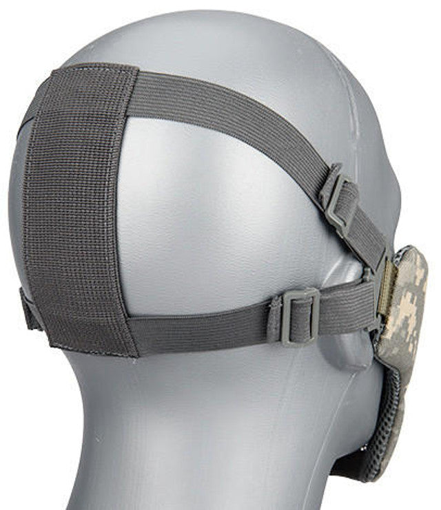 G-Force Steel Mesh Nylon Lower Face Mask, ACU