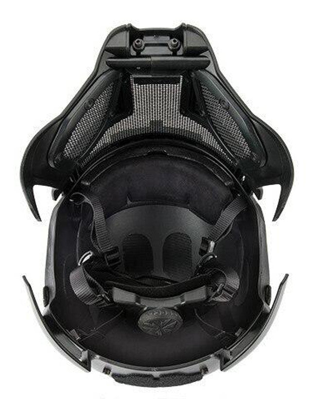 Interstellar Battle Trooper Full Face Airsoft Helmet, Black
