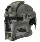Interstellar Battle Trooper Full Face Airsoft Helmet, Foliage Green