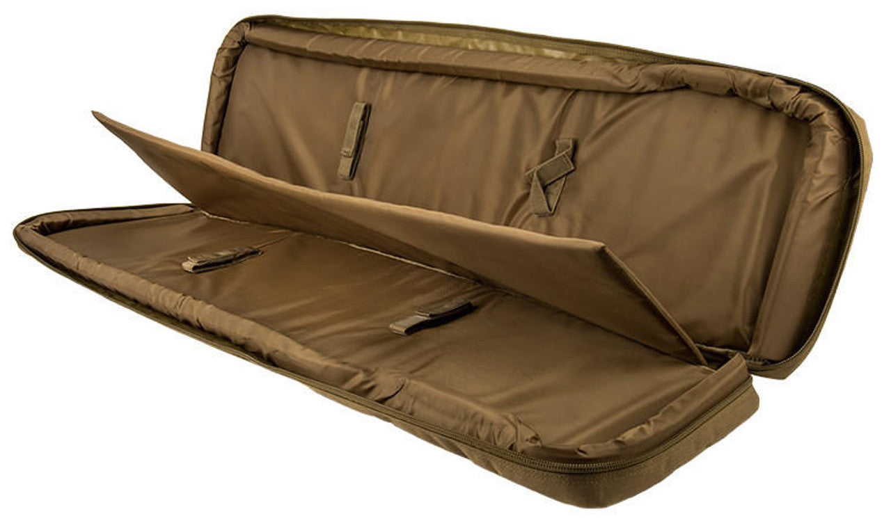 Lancer Tactical 1000D Nylon 3-Way Carry 43" Double Rifle Gun Bag, Khaki