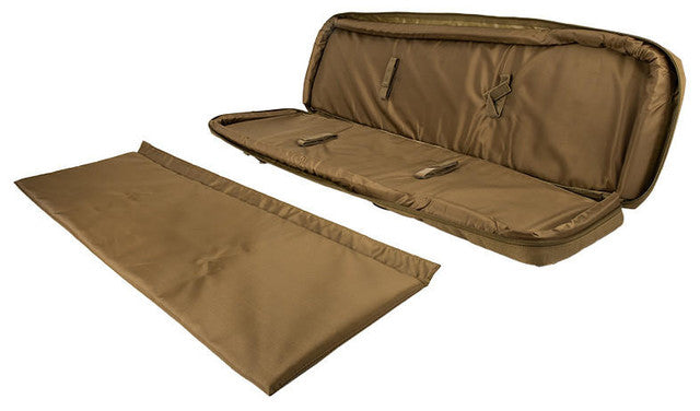 Lancer Tactical 1000D Nylon 3-Way Carry 43" Double Rifle Gun Bag, Khaki