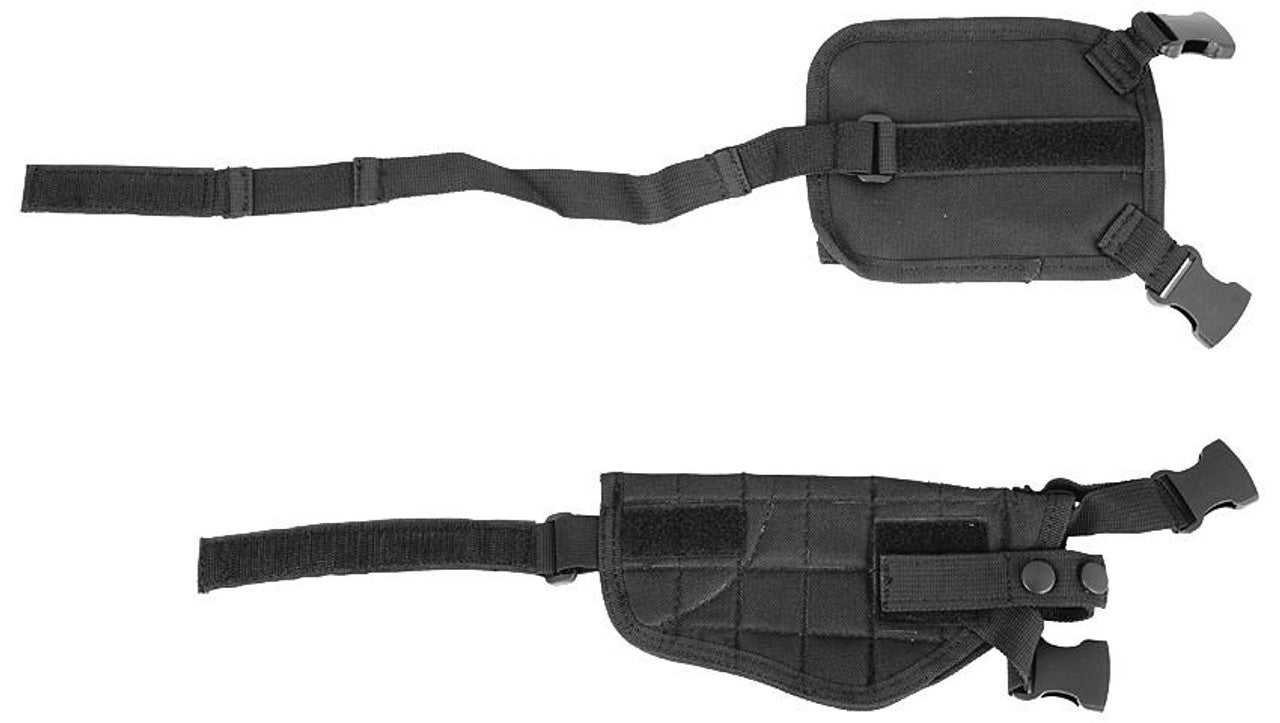 Lancer Tactical 349BN Nylon Vertical Shoulder Holster, Black