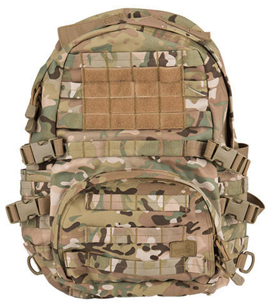 Lancer Tactical 600 Denier Nylon Patrol Backpack, Camo