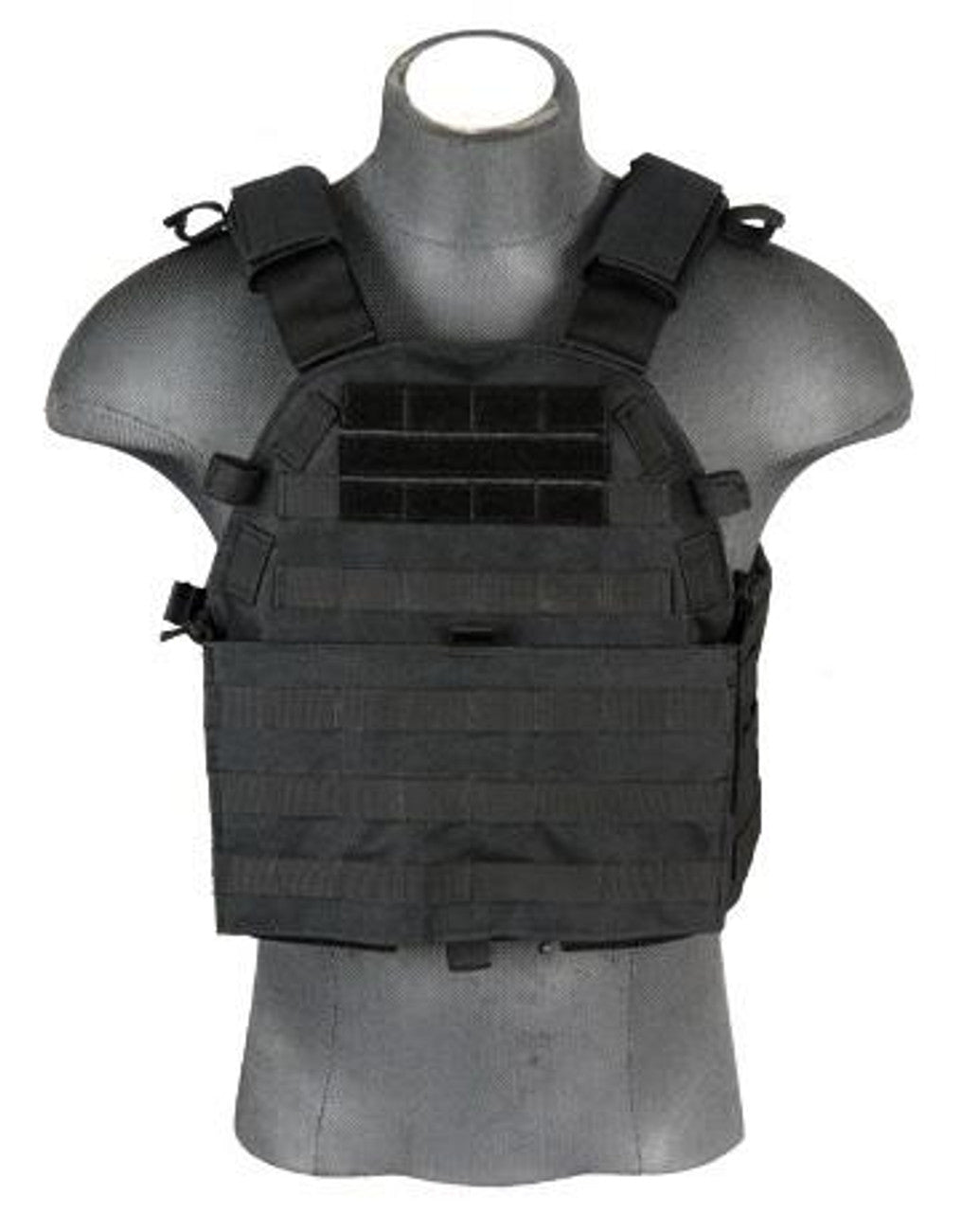 Lancer Tactical 6094 Plate Carrier Vest, Black