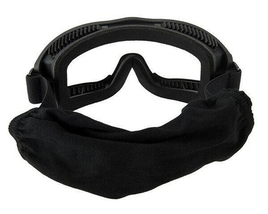 Lancer Tactical AERO Series Dual Pane Airsoft Goggles, Black