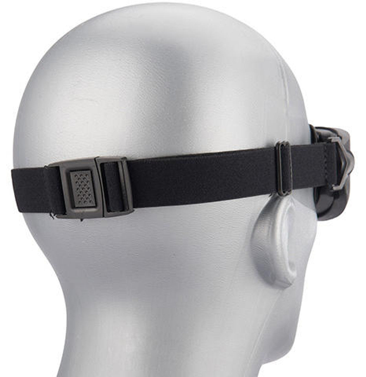 Lancer Tactical Double Layer Airsoft Goggles with Clear Lens, Black
