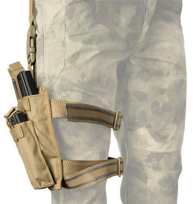 Lancer Tactical Drop Leg Six M4/M16 Magazine Panel, Tan