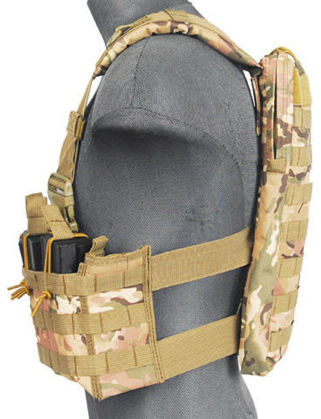Lancer Tactical DZN Mag Harness w/ Rear Hydration Compartment, Camo