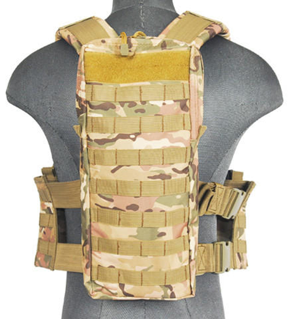 Lancer Tactical DZN Mag Harness w/ Rear Hydration Compartment, Camo