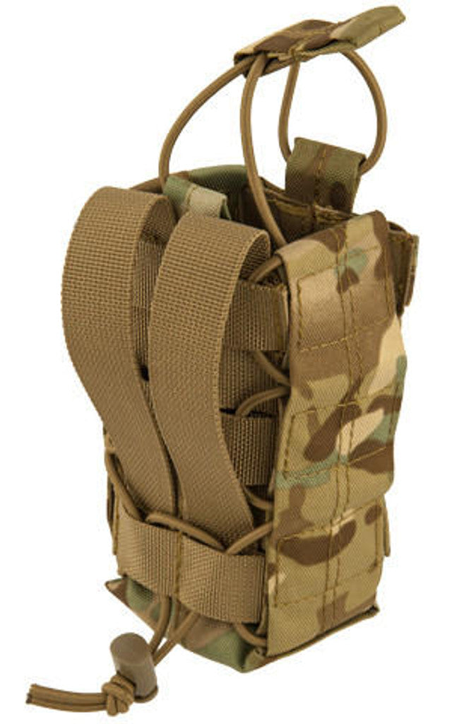 Lancer Tactical Nylon Pouch For Radio/Canteen, Camo