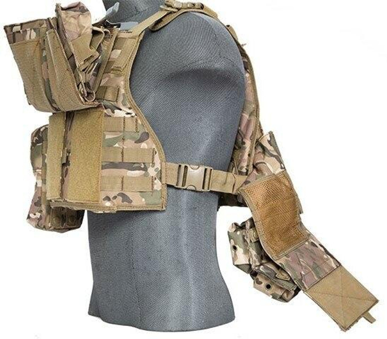 Lancer Tactical Nylon Tactical Assault Plate Carrier, Camo