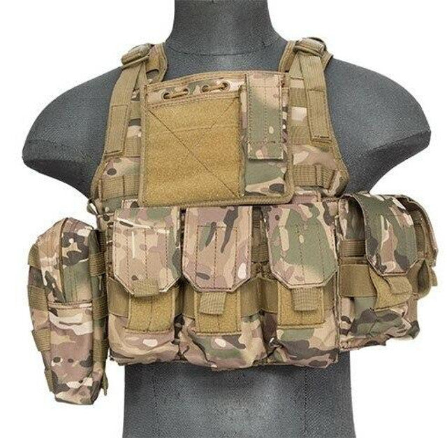 Lancer Tactical Nylon Tactical Assault Plate Carrier, Camo