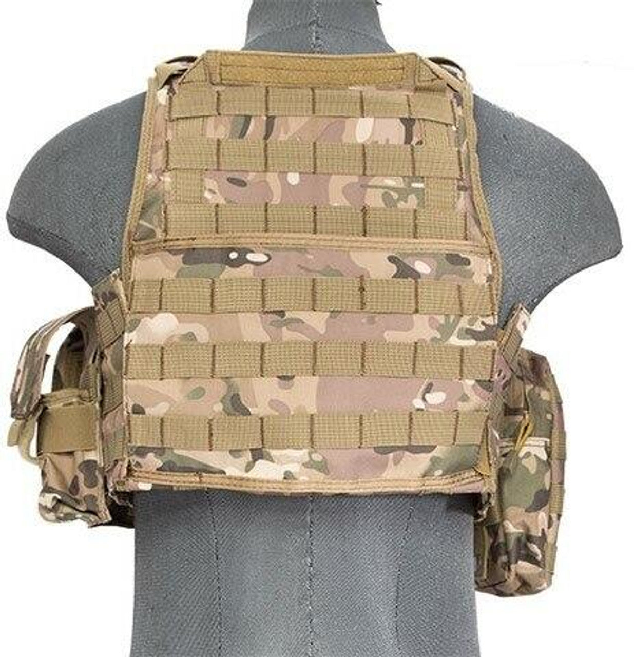 Lancer Tactical Nylon Tactical Assault Plate Carrier, Camo