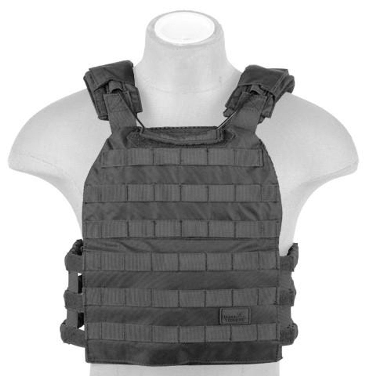 Lancer Tactical Nylon Vest, Black