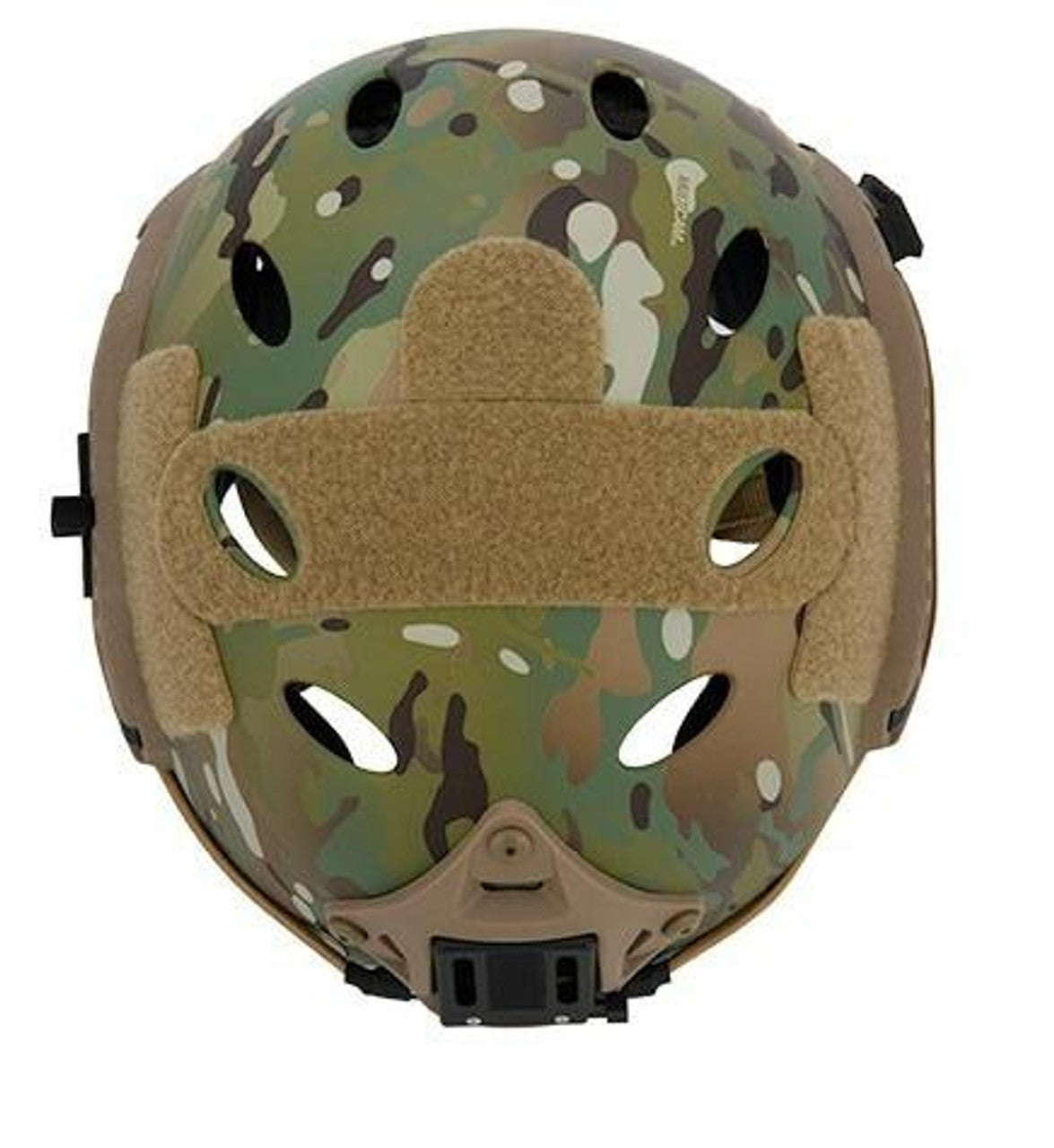 Lancer Tactical SpecOps Military Style Helmet, PJ Type with Rails and Velcro, Modern Camo