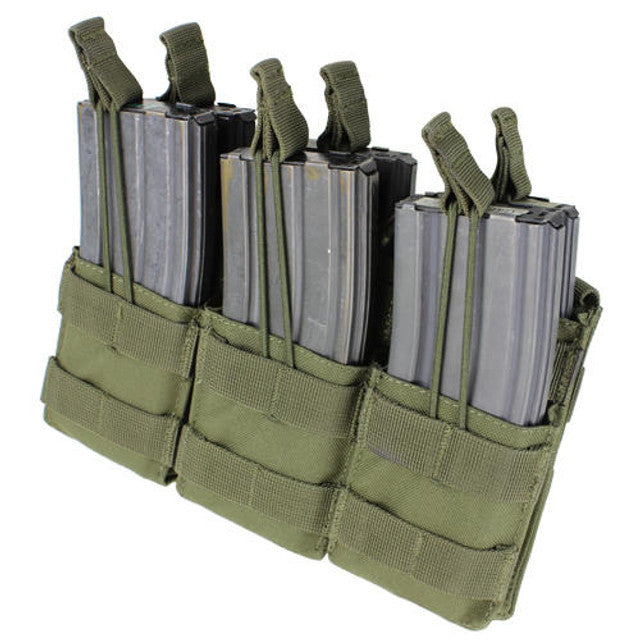 MA44 Triple Stacker M4 Mag Pouch, OD Green