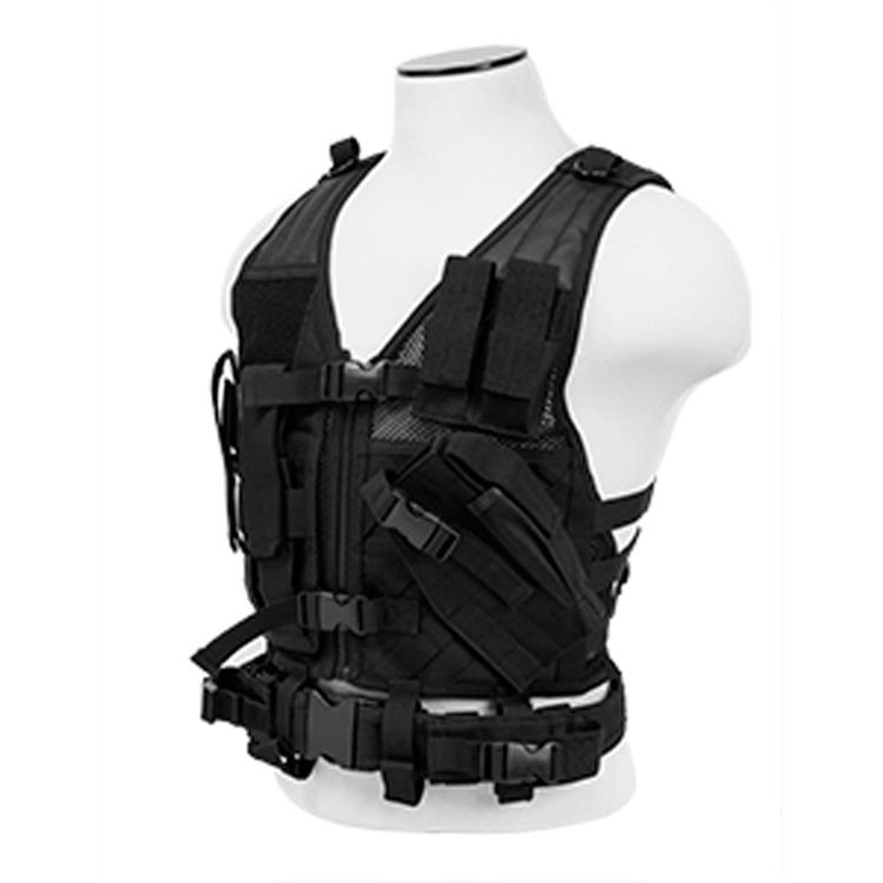 NC Star Children's Tactical Vest, Black