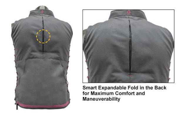 True Huntress Series Grey & Pink Sporting Vest