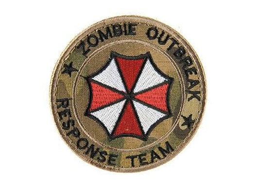 Zombie Response Team Embroided Morale Patch, Camo Tropic