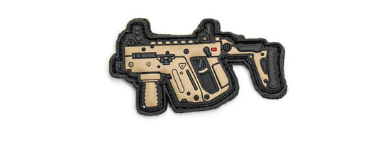 Aprilla Design PVC Iff Hook and Loop Modern Warfare Series Patch, Kriss Vector DE