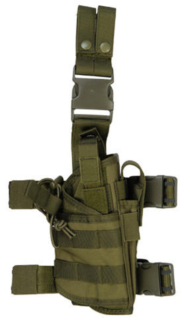 Lancer Tactical 322GN Nylon Tornado Drop Leg Holster, OD Green