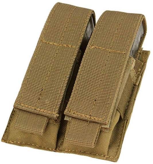 Condor Double Pistol Magazine Pouch, Coyote