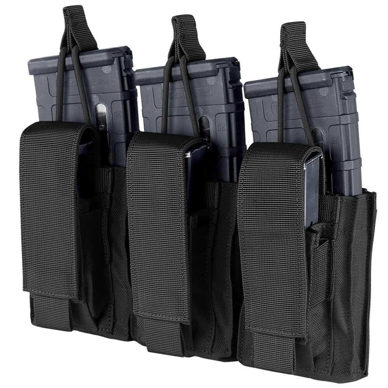 Condor Gen 2 Triple Kangaroo Mag Pouch, Black