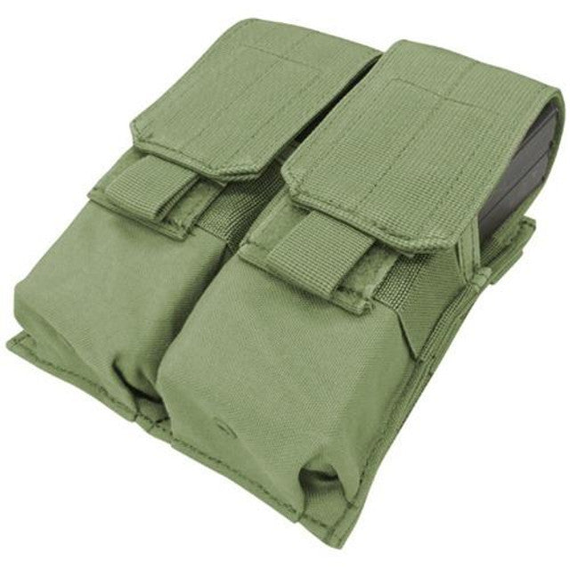 Condor MOLLE Double M4 Magazine Pouch, OD Green