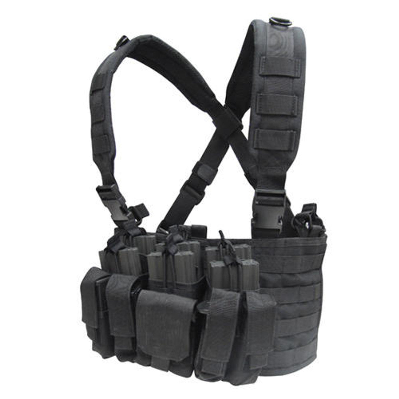 Condor MOLLE Recon Chest Rig, Black