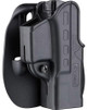 Cytac IWB F-Speeder Fast Draw Holster for Glock 19, 23, 32 Gen 1-4, Black