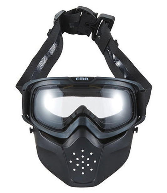 FMA Labs Separate Stregthen Anti-Fog Protective Mask, Black