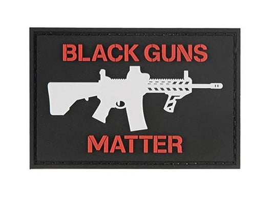 G-Force Black Guns Matter PVC Morale Patch