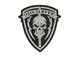 G-Force ISIS Slayer Knife and Skull PVC Morale Patch, Black