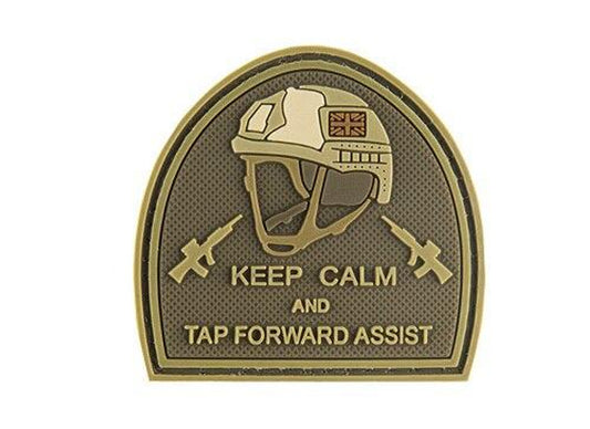 G-Force Keep Calm and Tap Forward Assist PVC Morale Patch