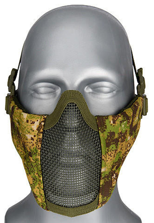 G-Force Steel Mesh Nylon Lower Face Mask, Greenzone