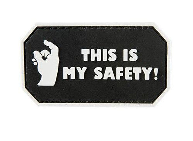 G-Force This Is My Safety PVC Morale Patch, Black