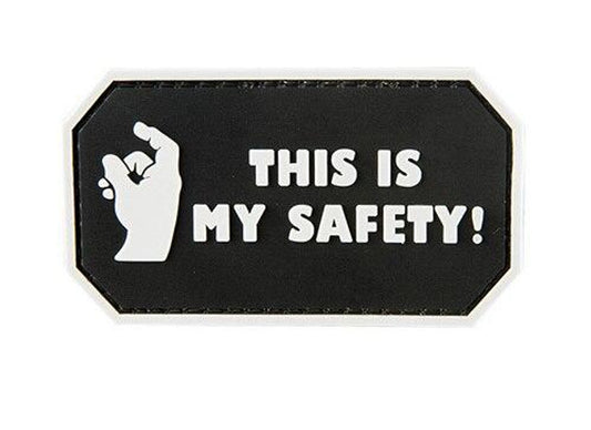 G-Force This Is My Safety PVC Morale Patch, Black