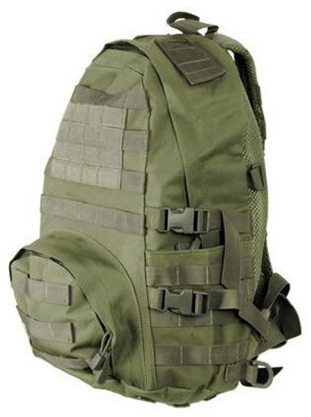 Lancer Tactical 1000D Nylon Airsoft Patrol Backpack w/ QD Buckles, OD Green