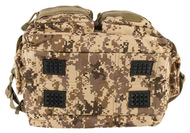 Lancer Tactical 1000D Polyester Small Range Molle Bag, Desert Digital