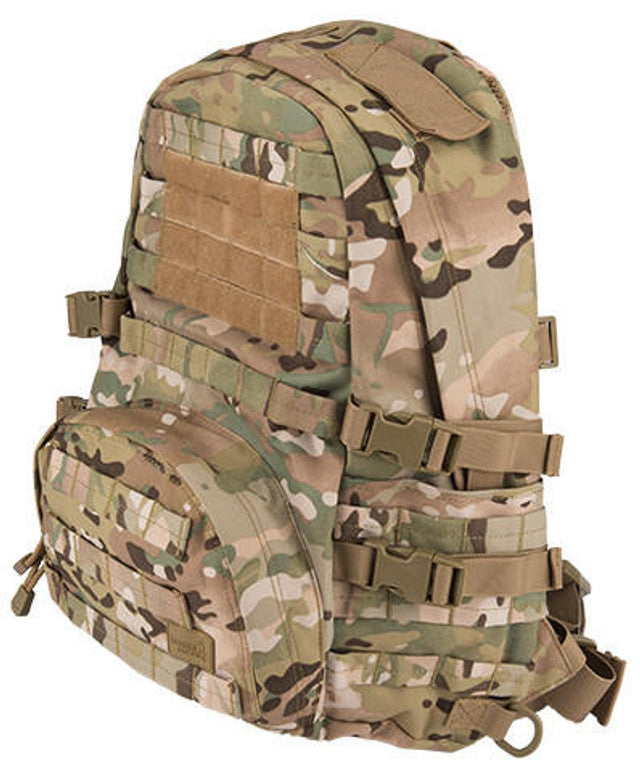 Lancer Tactical 600 Denier Nylon Patrol Backpack, Camo