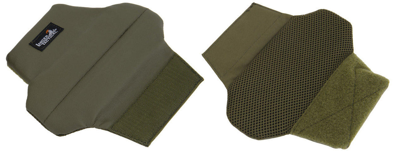 Lancer Tactical 600D Polyester Shoulder Pad Set, OD Green
